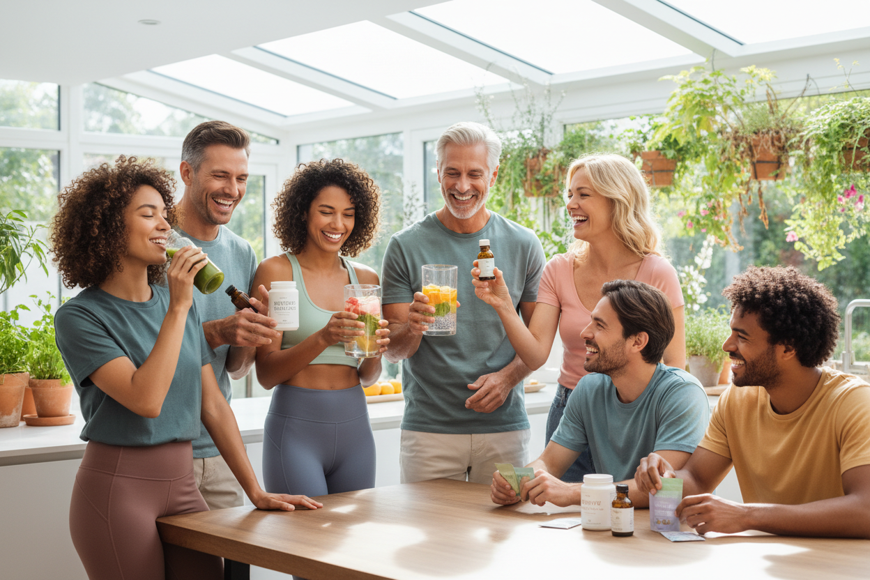 happy people with my health product